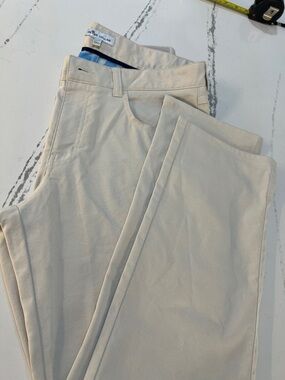 Peter Millar eb66 Performance Men's Cream Chinos 5 pockets size 33/30
